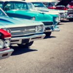 Klassiska bilar i Estepona
