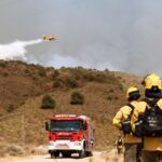 Skogsbränder härjar i Spanien