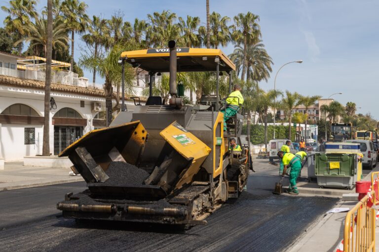10 km ny asfalt i Benalmádena