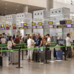 Flygplatsen passerar 107 000 resenärer på en dag