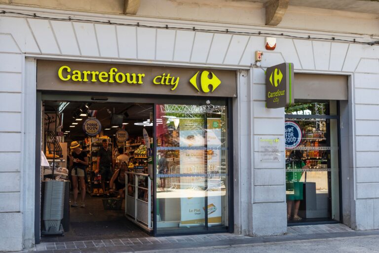 Carcassonne,,France,-,June,18,,2024:,Sign,And,Logo,Of