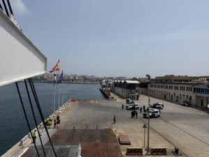 Regeringen tar kontroll över hamnen i Ceuta