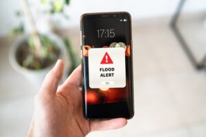 SMS- och WhatsApp-varning för översvämningar